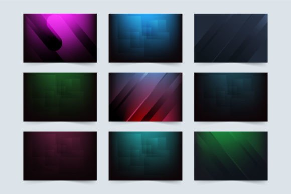 Download Futuristic Background Template Set - Futuristic background Collection