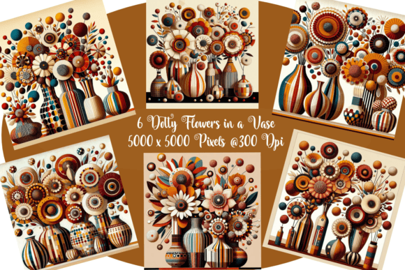 Download Whimsical Vase with Flowers - Premium Resources