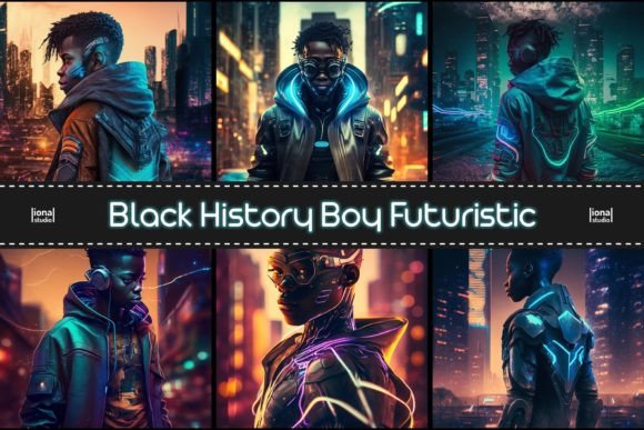 Download Black History Boy Futuristic Background - Futuristic background Collection