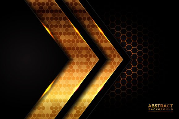 Download Dark and Gold Futuristic Background. - Futuristic background Collection