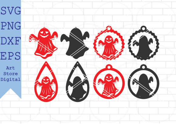 Download Ghost Earrings Svg, Halloween Svg Files - Halloween svg files Collection