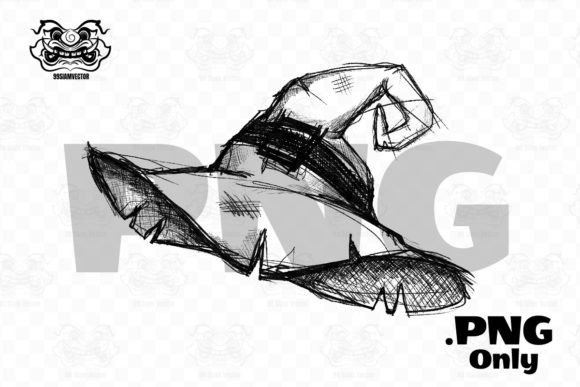 Download Witch Hat Sketch Halloween Png - Witch hat Collection