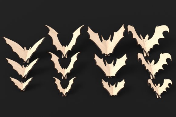 Download Laser Cut 3D Bat Halloween Svg Files - Halloween svg files Collection