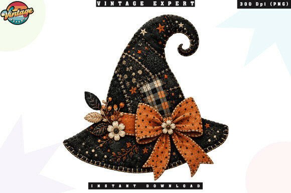Download Cute Black Witch Hat Bow Design PNG - Witch hat Collection