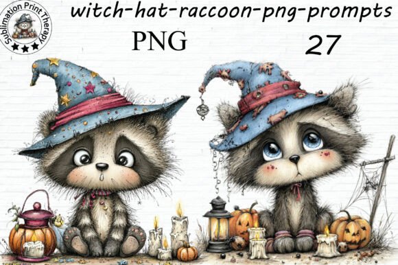 Download Witch Hat Raccoon Clipart PNG - Witch hat Collection
