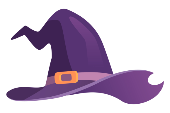 Download Cartoon Witch Hat. Fairytale Retro Cap I - Witch hat Collection